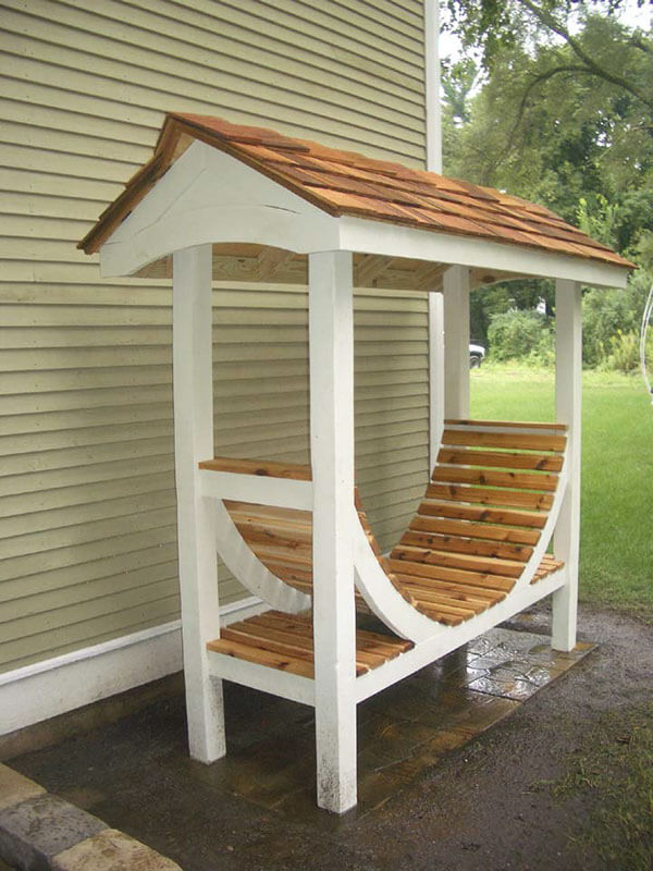 15 Best Diy Outdoor Firewood Rack Ideas And Desigs For 2020