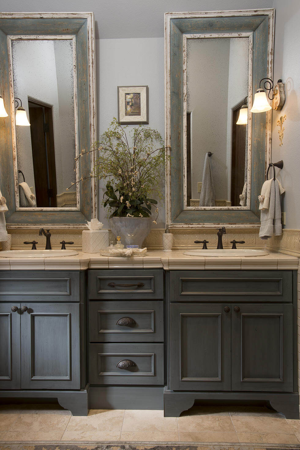 Luxurious Slate Tones Bathroom