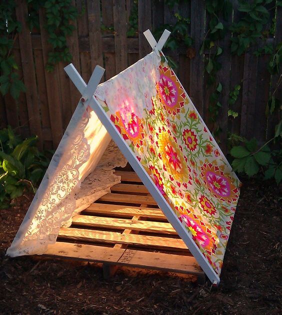 An Illuminated Tent for Nighttime Stargazing