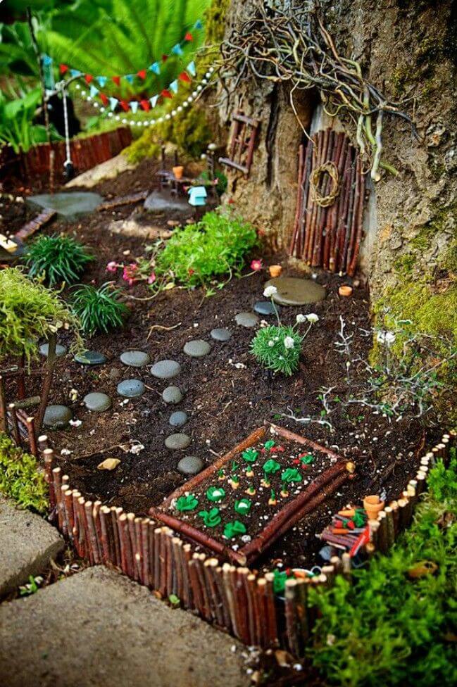 Fairy Neighbor Sidewalk Garden