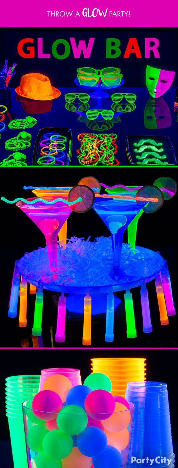 Glow In The Dark Table Decorations