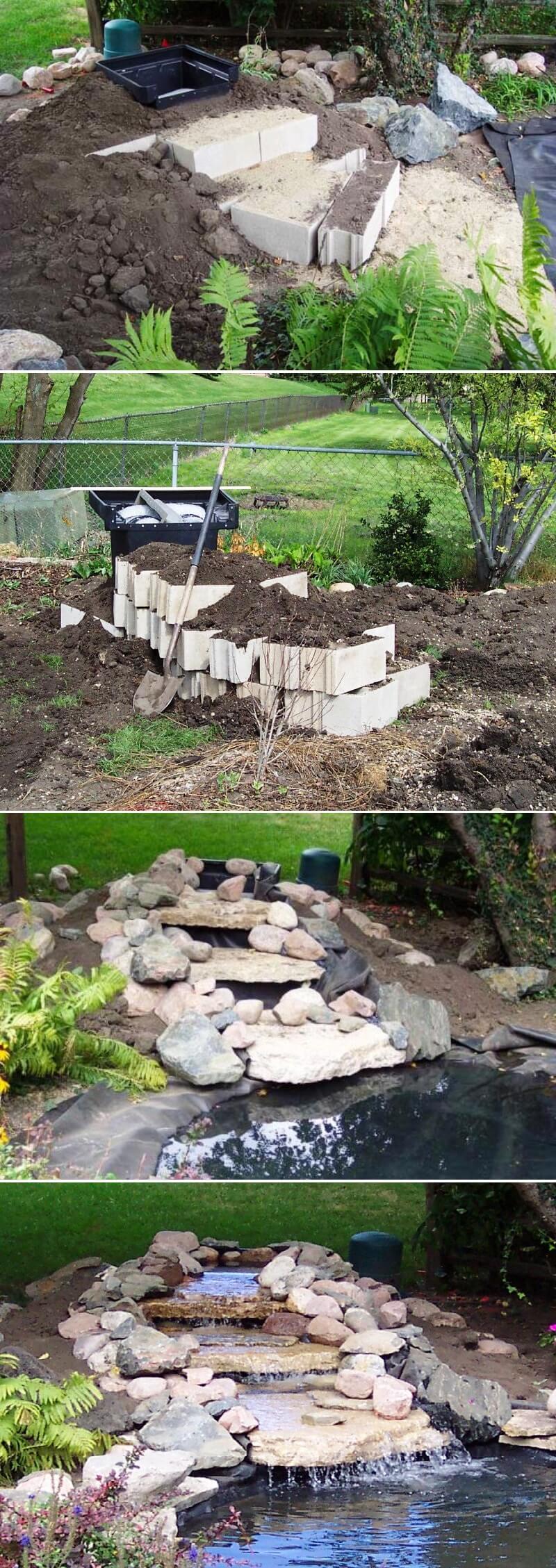 Build a Pond and Waterfall in the Backyardfamilyhandyman.com