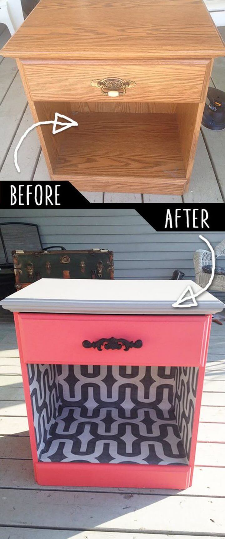 Mod Makeover Repainted Cabinet Cubby