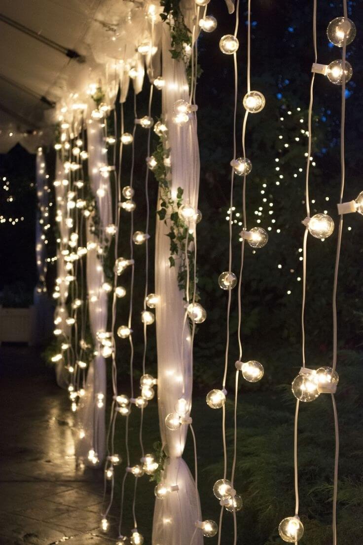 Curtains of Lights Bring Fairy-tale Charm