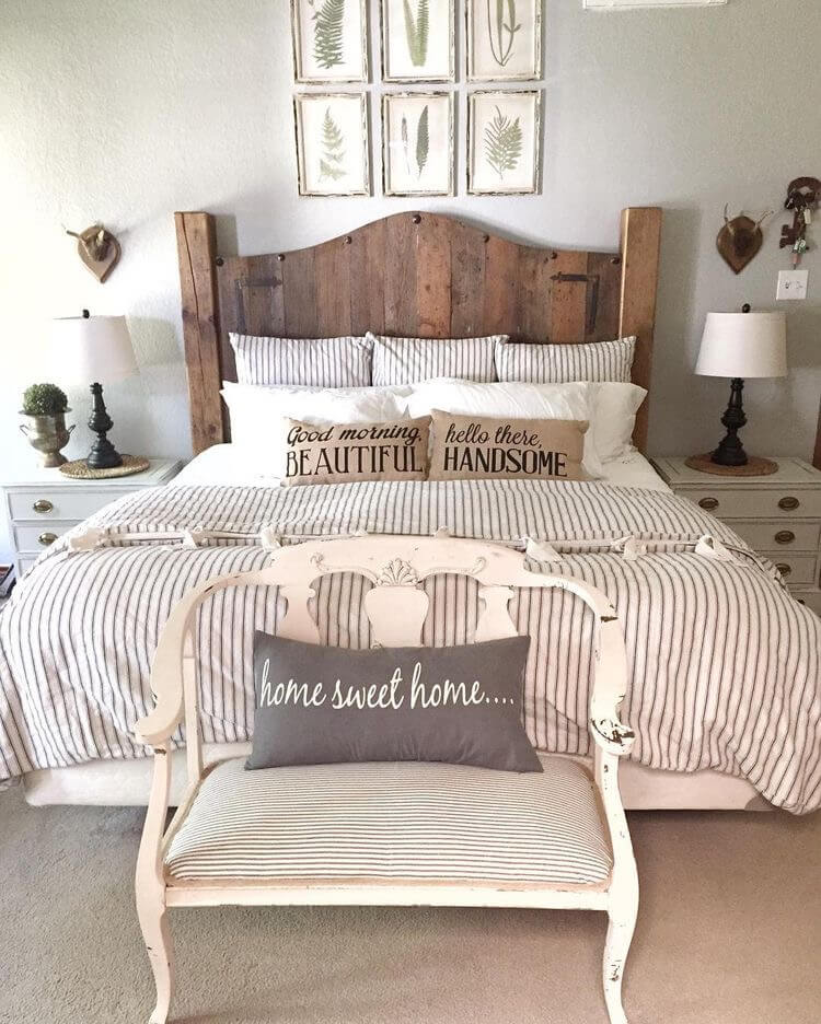 farmhouse bedroom wall decor ideas