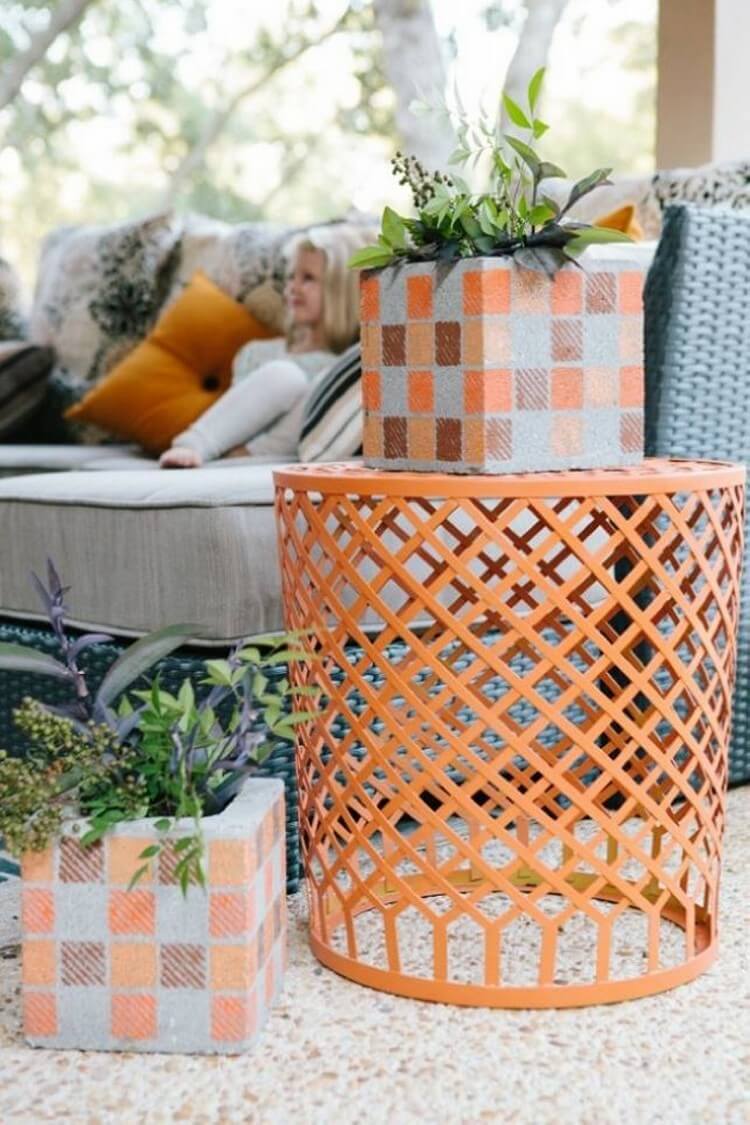 Itty Bitty Cinder Block Plant Holders