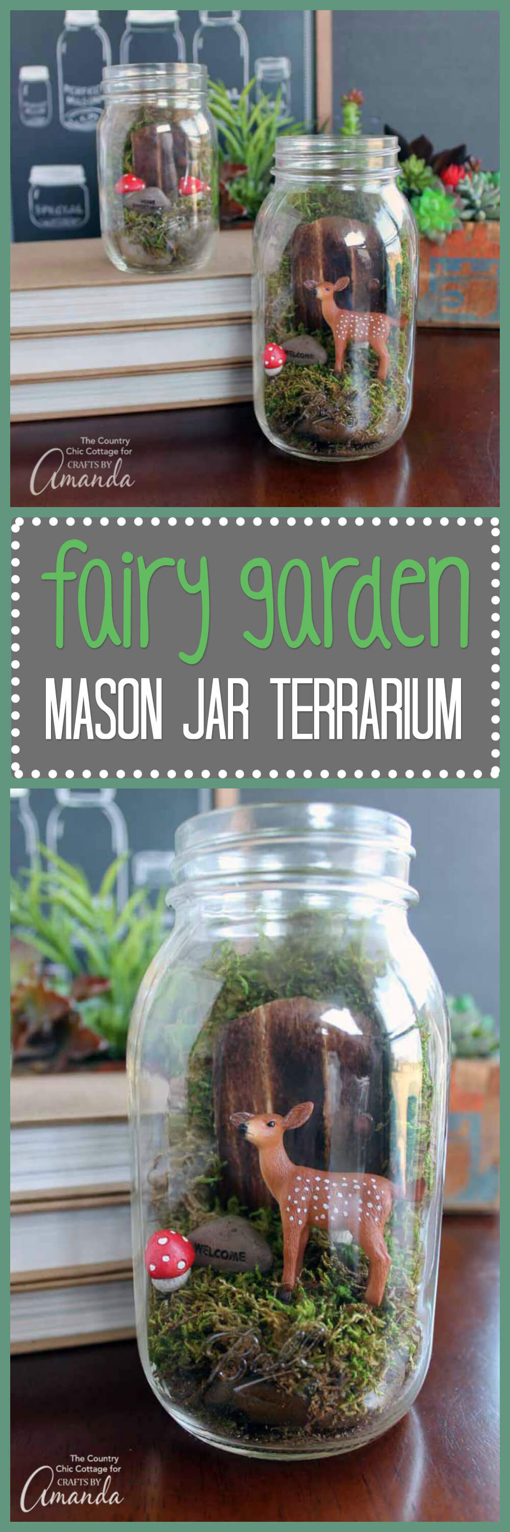 Fairyland Mason Jar Terrarium