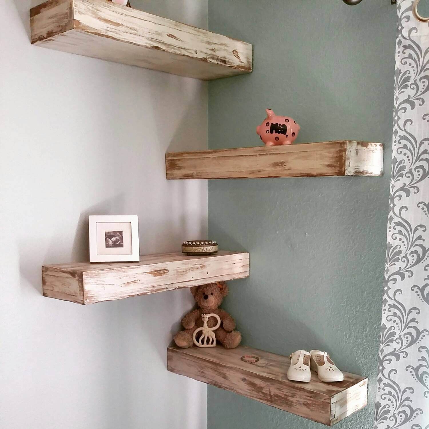 Hundred Acre Wooden Board Shelves