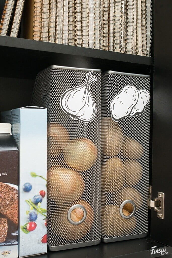 Onion and Potato Storage for Your Shelves