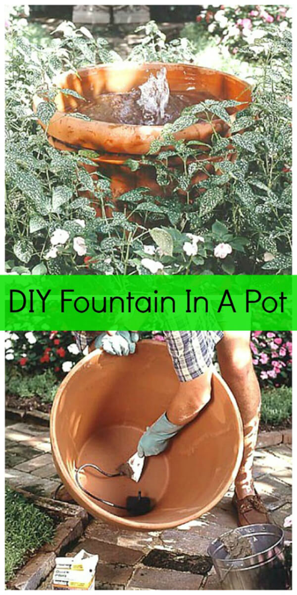 Basic but Beautiful terracotta Pot Fountain