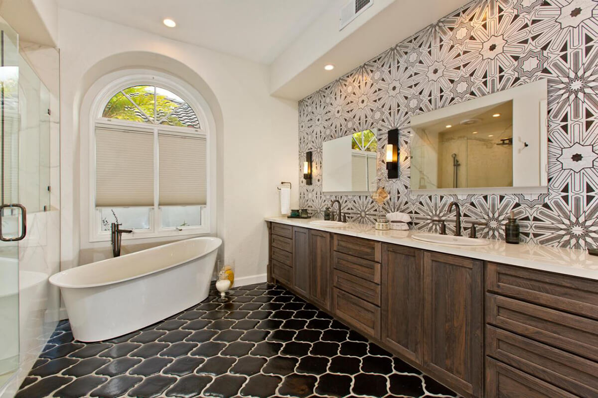 Eclectic and Classy Bathroom