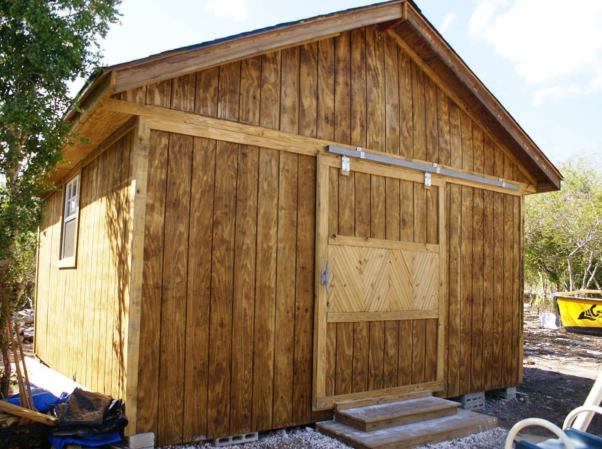 A Large, Barn-Like Storage Shed