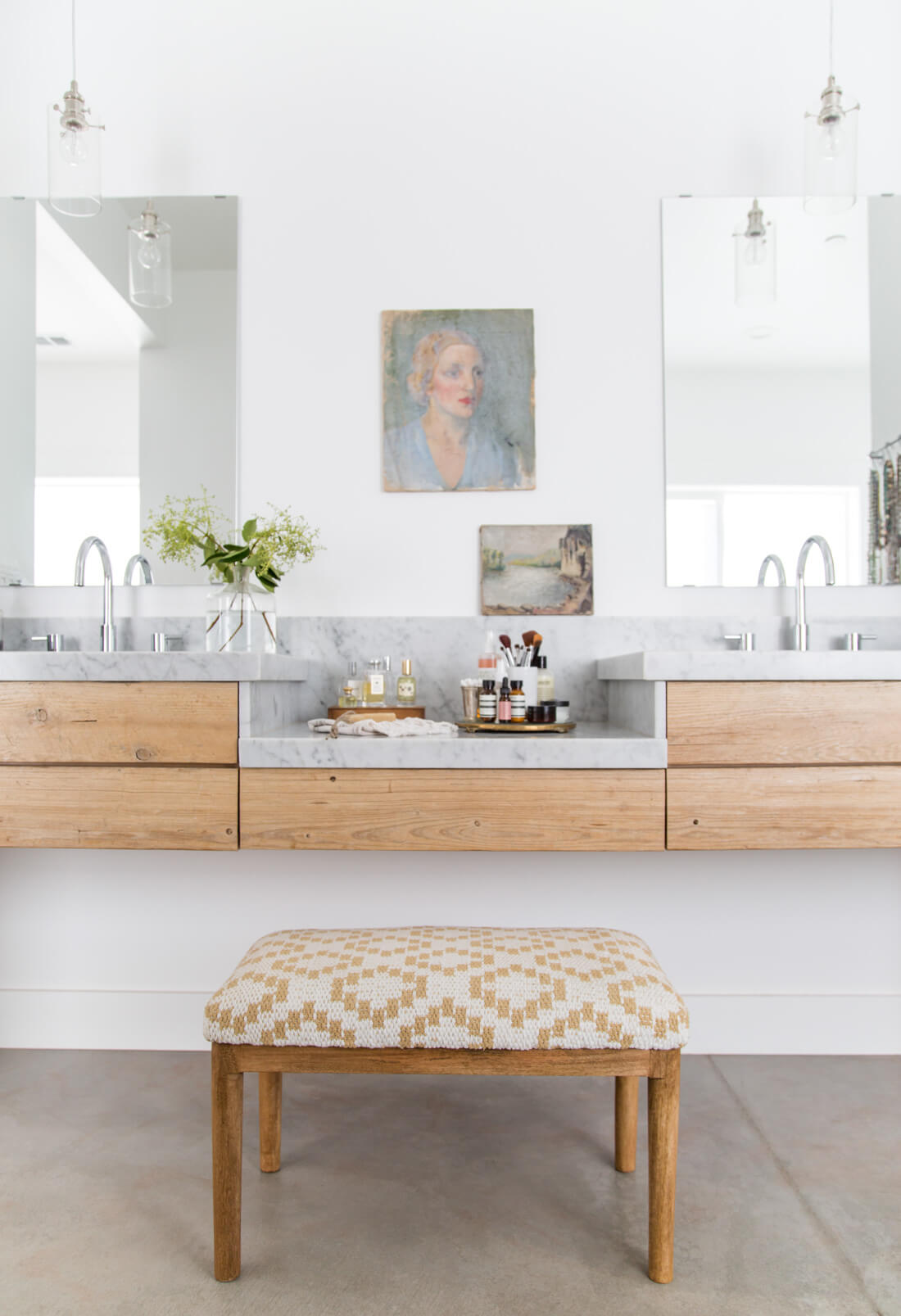 Modern Artist Inspired Bathroom