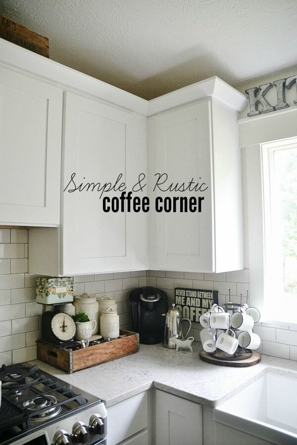 A Corner with All Your Coffee Needs