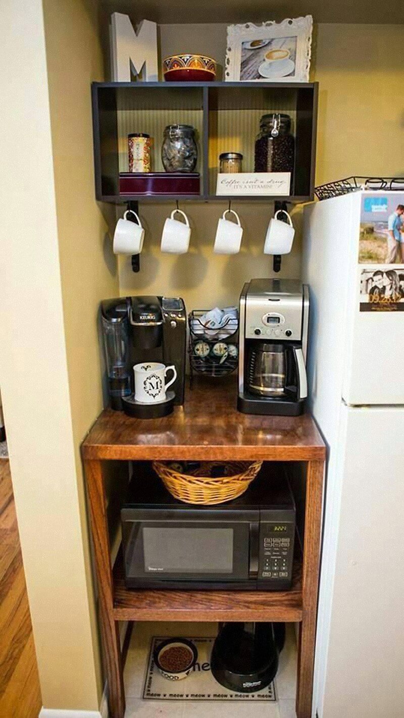 A Coffee Nook for Breakfast Convenience