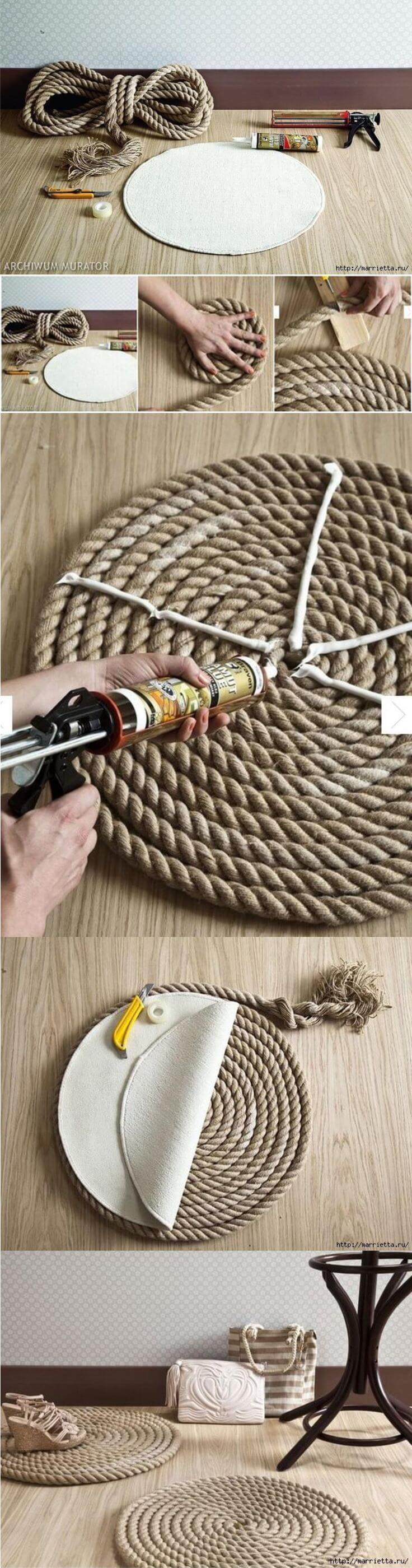 Spiral Rope Mats for Your Entranceway