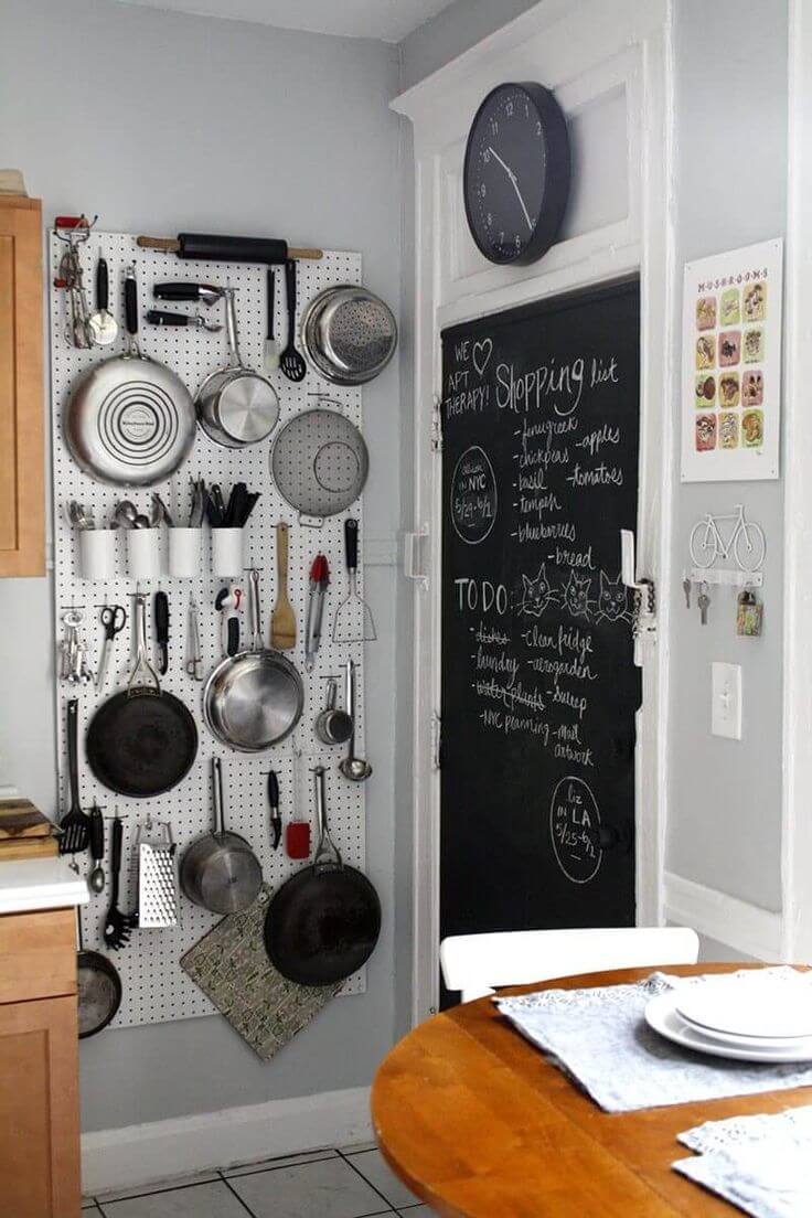 Pegboard for Pots, Pans, and Other Essentials