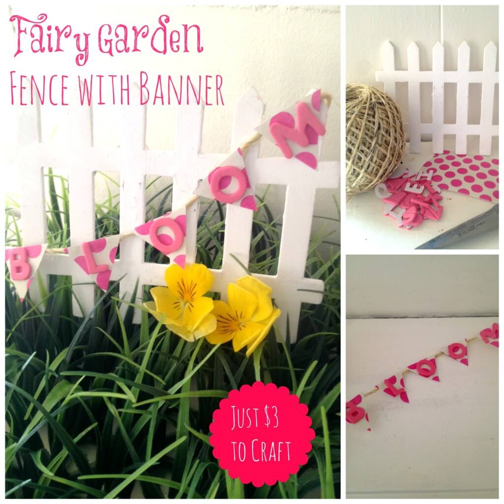 Backyard Party Fairy Banner
