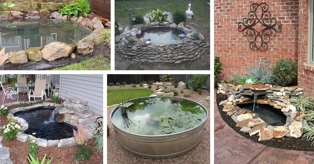 18 Best Diy Backyard Pond Ideas And Designs For 2020