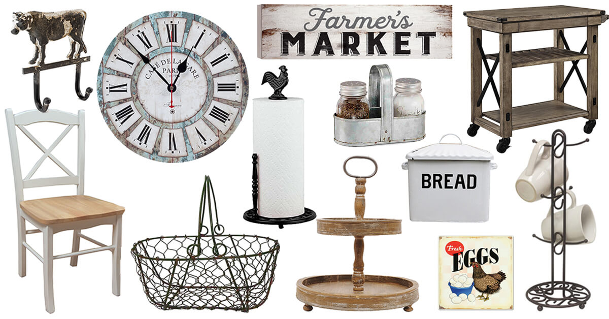 Farmhouse Kitchen Accessories To Buy Featured Homebnc 