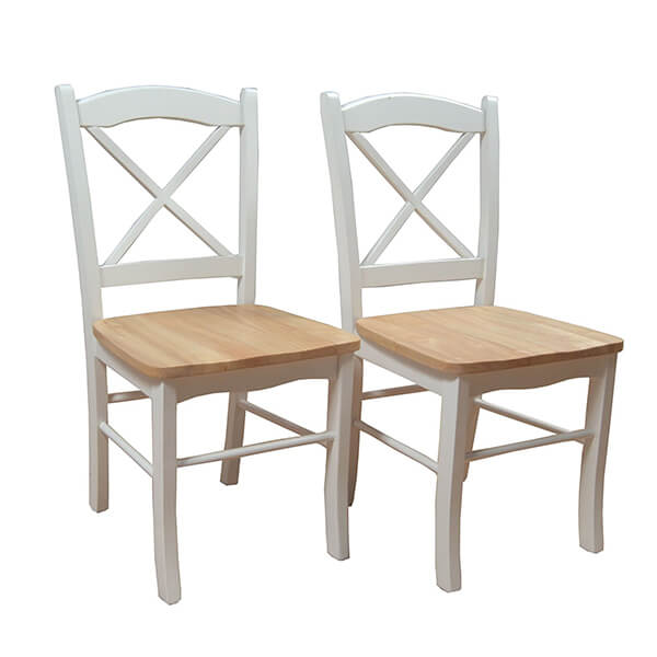 Dining Chairs with Cross Back