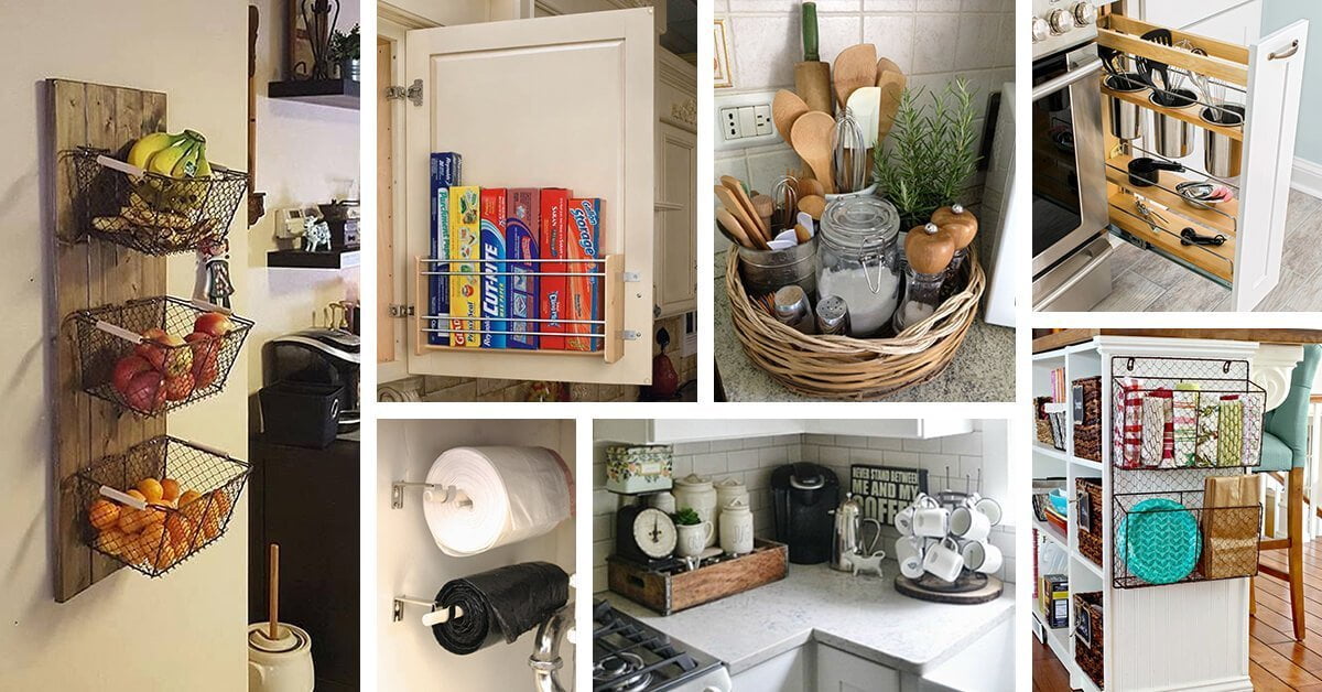 67 Small Kitchen Storage Ideas to Maximize a Tiny Space