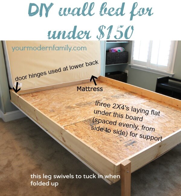 DIY Murphy Bed Ideas for a Budget