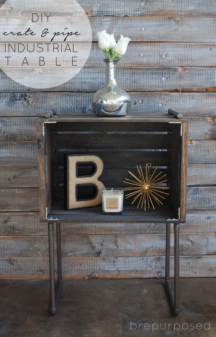 Prairie Cargo Wooden Crate Table