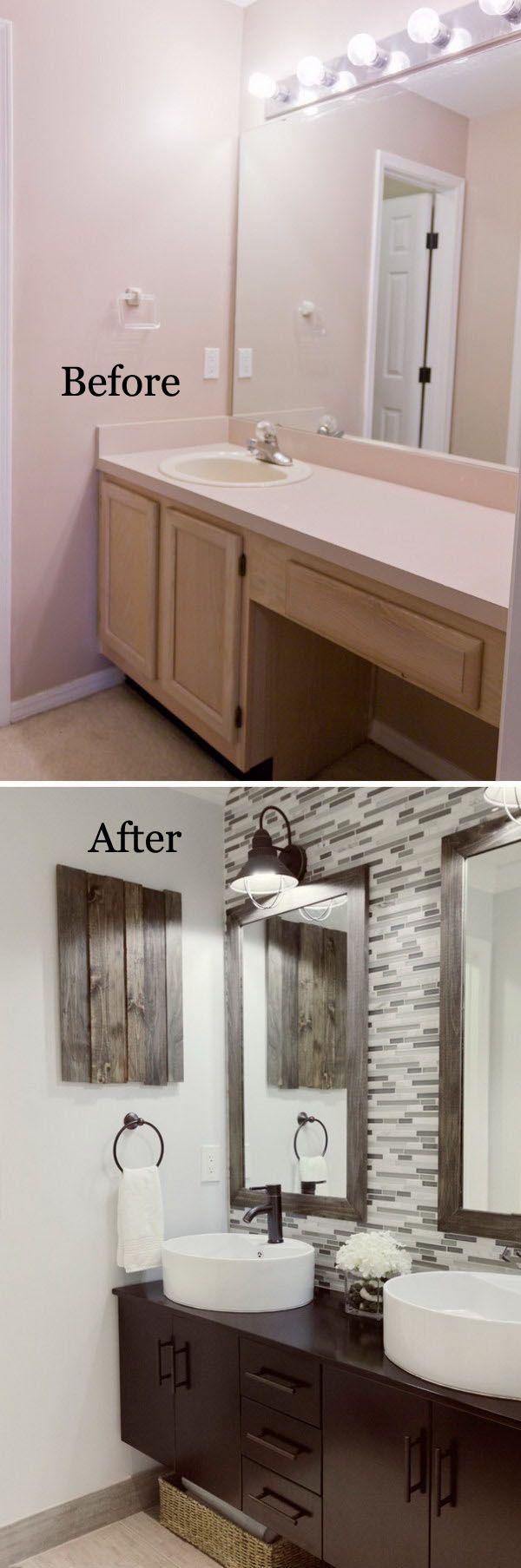 28 Best Budget Friendly Bathroom Makeover Ideas And Designs For 2018