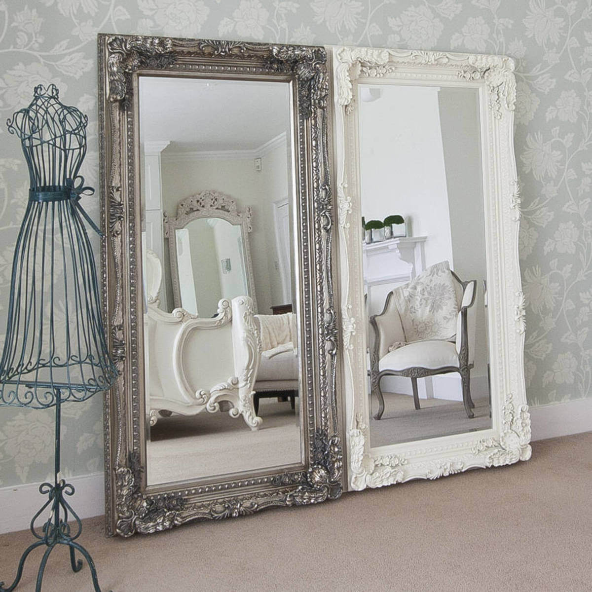 Through the Looking Glass Updated Baroque Mirror Set