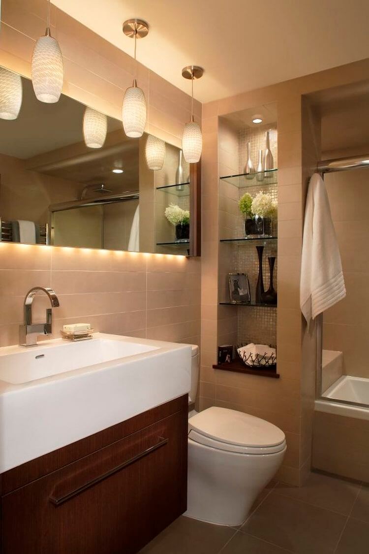 Recessed Bathroom Shelving Can Be Pretty and Functional