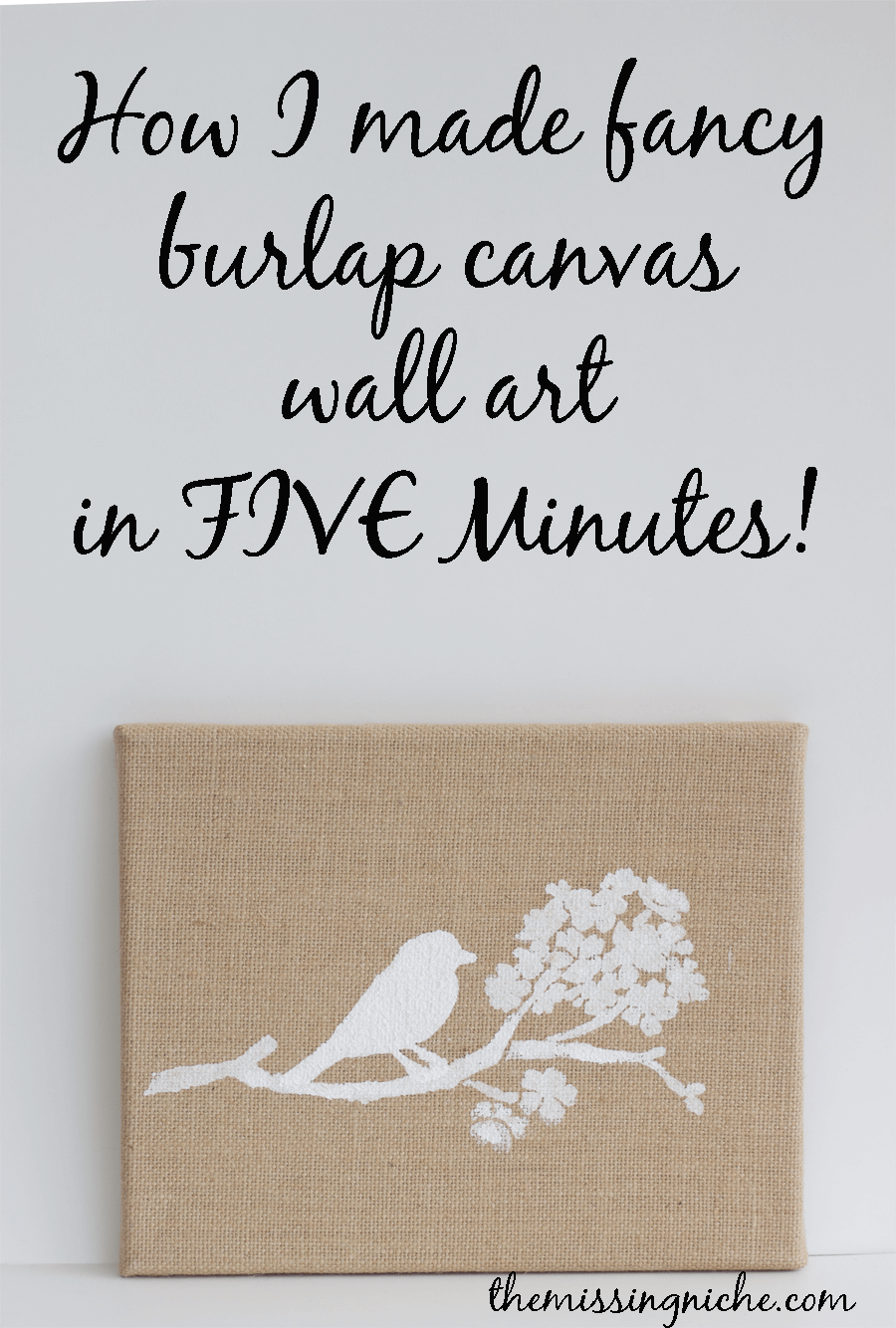 Green Belt Gallery Burlap Wall Art