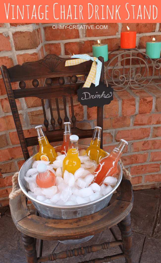 An Ice Bucket Stand for Family Gatherings