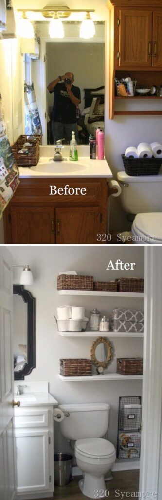 25+ Best DIY Bathroom Shelf Ideas and Designs for 2023