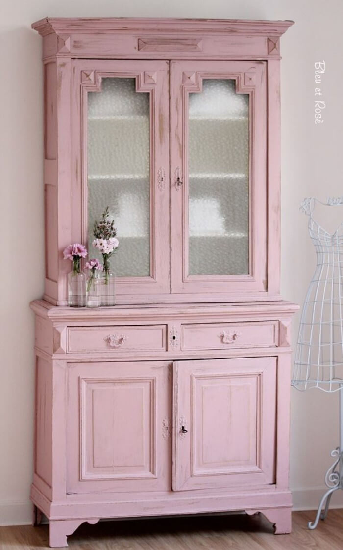 Pantry Pink Refurbished Schrank