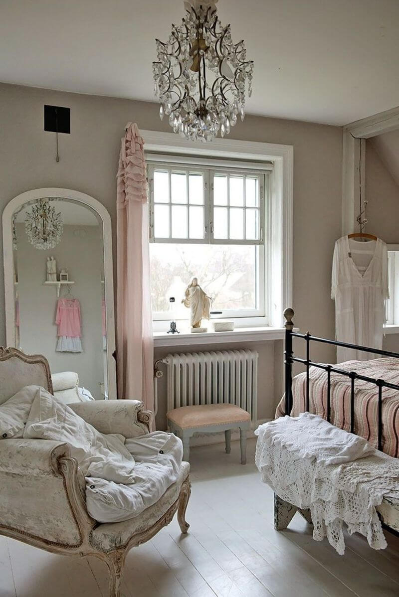 Shabby Versalles-Dormitorio de Inspiración