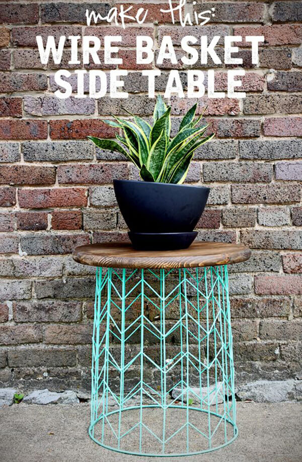 Basket Case Repositioned Side Table