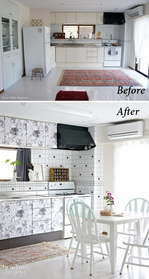 25+ Before and After: Budget Friendly Kitchen Makeover ...