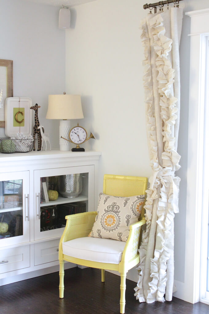 Add Some Pretty Ruffles to Update Curtains