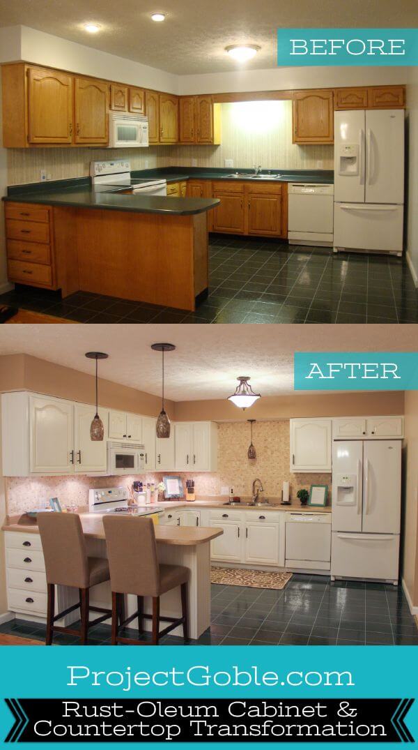 Light, New Counters for a Spacious Kitchen