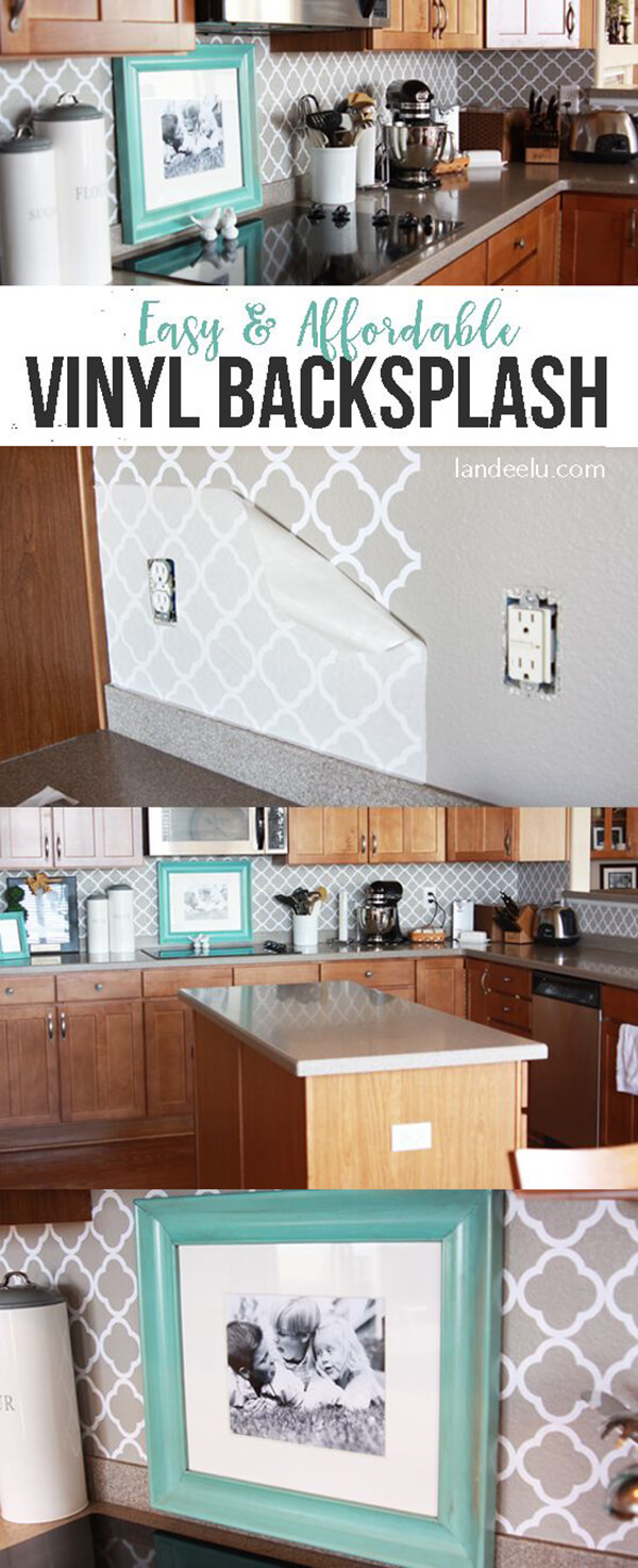 Customize a Blank Vinyl Backsplash Canvas