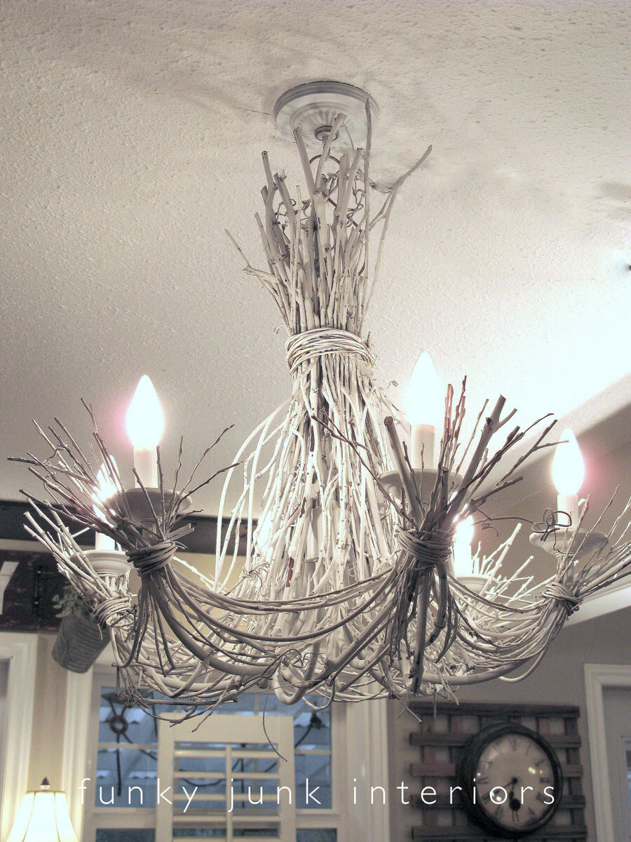 Winter Palace Sculpted Twig Chandelier