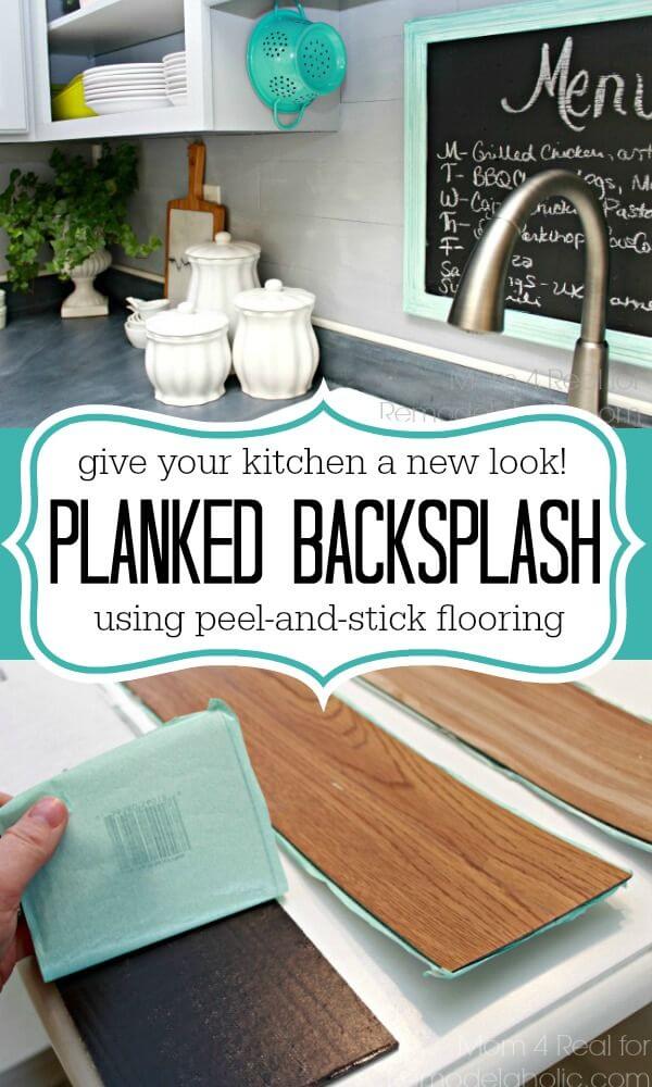 DIY Backsplash Ideas Often Feature Flooring