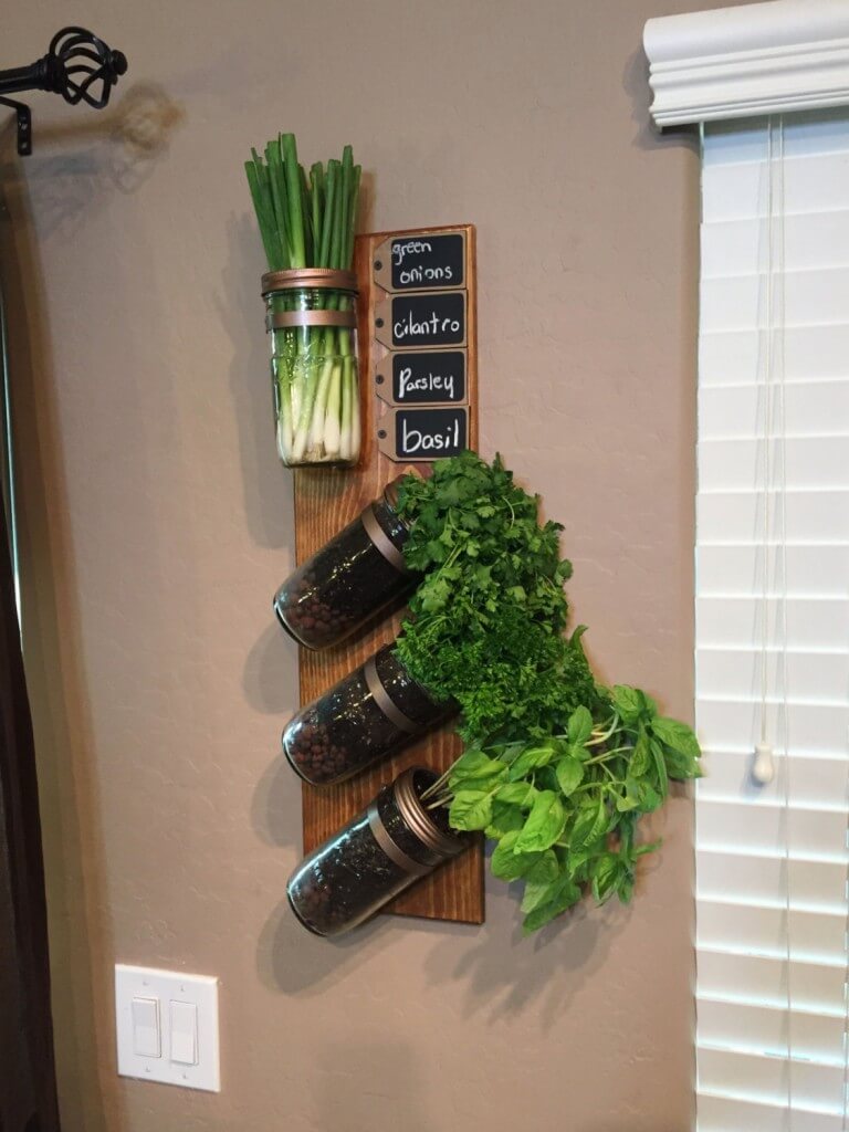 Hanging Jar Herb Garden 'With a Twist!'