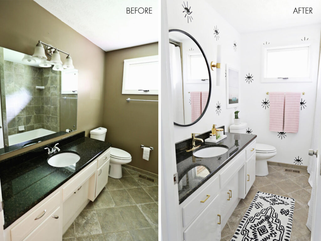 28 Best Budget Friendly Bathroom Makeover Ideas and Designs for 2021