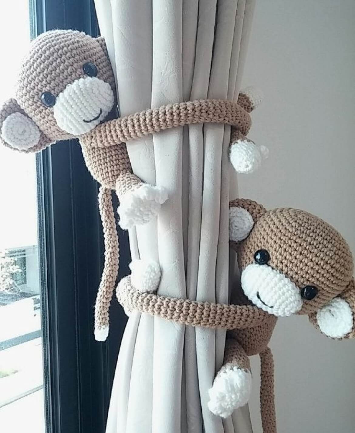 Crocheted Monkeys are a Sweet Touch
