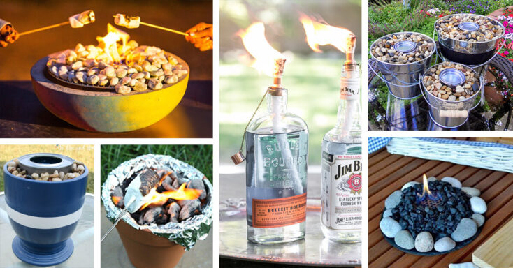 Featured image for 17 Easy to Make DIY Table Top Fire Bowls