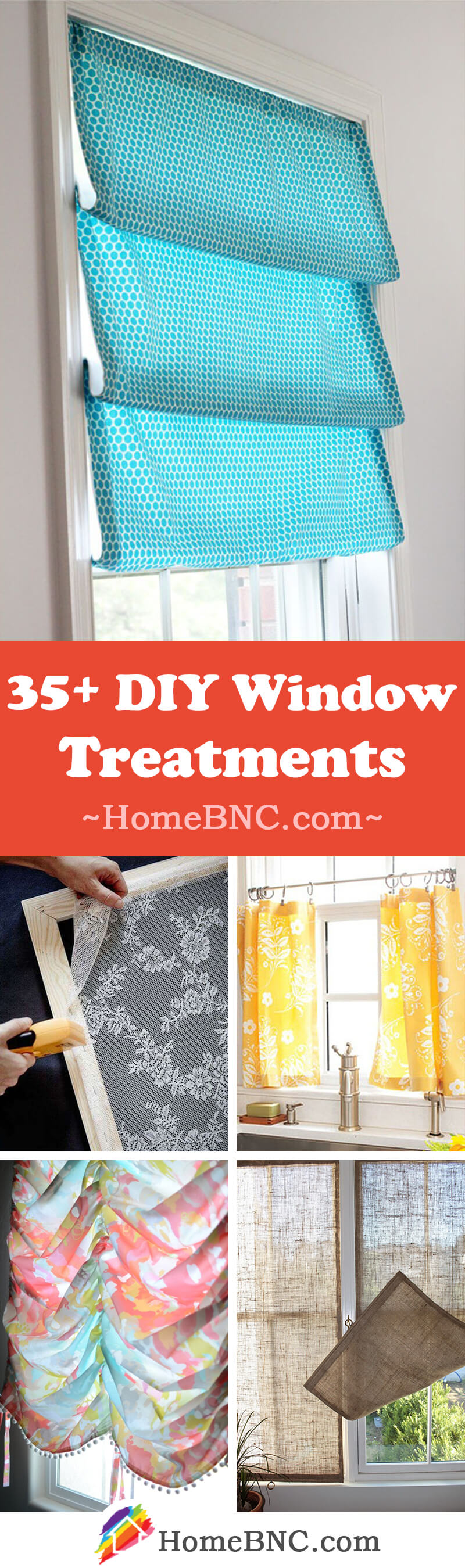 Window Treatment Decorating Ideas   Diy Window Treatment Ideas Pinterest Share Homebnc 