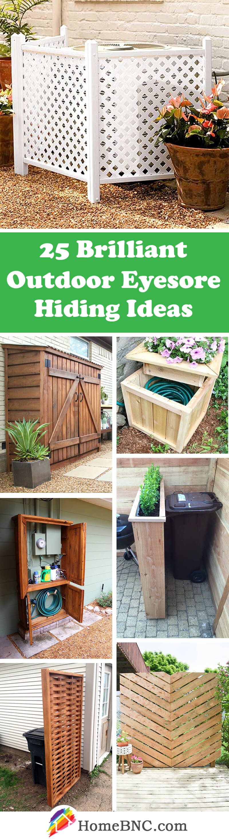 Outdoor Eyesore Hiding Design Ideas