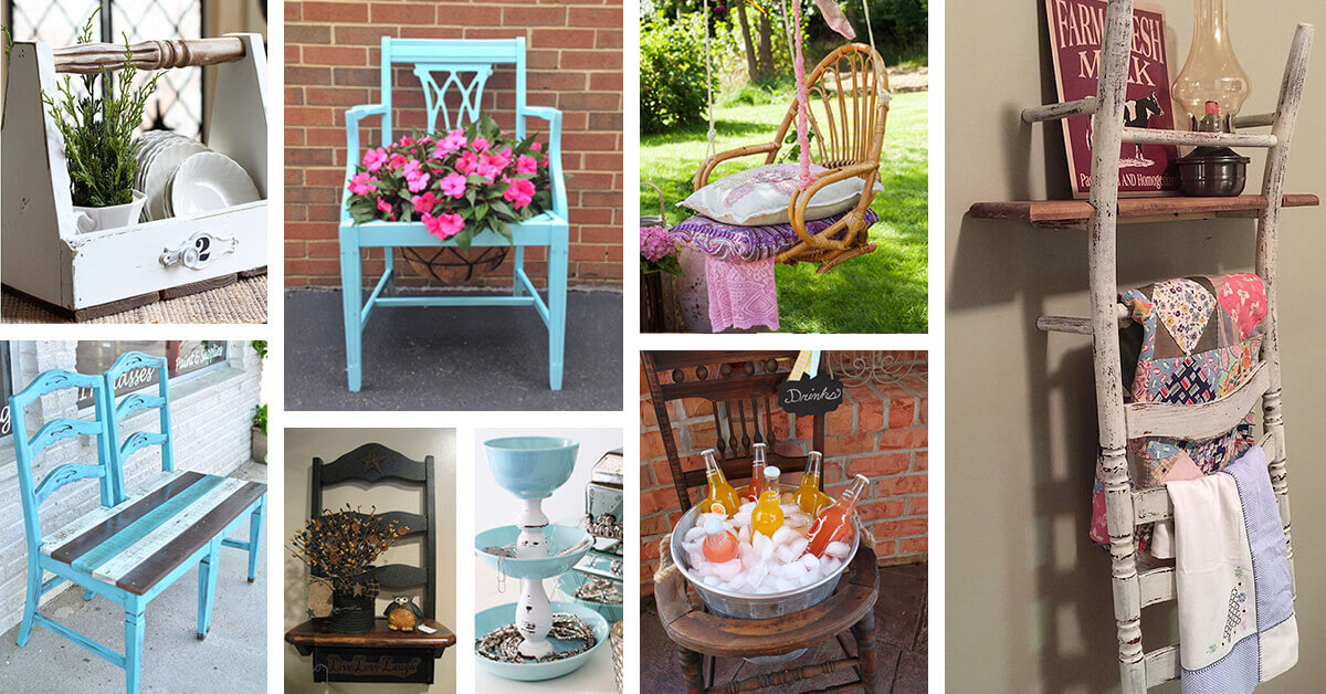 24 Best Repurposed Old Chair Ideas And Designs For 2019